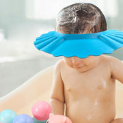 シャンプーハット 2個セット 子供用 赤ちゃん ベビー キッズ サイズ調整可能 耳当て付き お風呂 バスグッズ 便利 幼児 男の子 女の子 無地 耳ガード シンプル ピンク ブルー イエロー 青 黄色