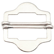 バックル 裁縫材料 手芸 ハンドメイド DIY 六角形 金属製 メタル ベルト送り 送りカン ショルダーバッグ リュックサック かばん おしゃれ シルバー ブラック