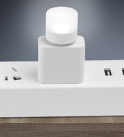 ナイトライト LED USB ミニライト 5個セット 小型 ミニ 白色 昼光色 PCアクセサリー 携帯 間接照明 足元照明 ベッドサイドランプ 持ち運び 夜間ライト 寝室 卓上 就寝 災害時 アウトドア コンパクト ポータブル ホワイト 白