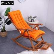 椅子用クッション 椅子 背もたれ  クッション イスクッション チェアクッション ロングクッション シートクッション 座布団 長座布団 角型 長方形 黒 グレー 茶色 青 無地 チェック柄 シンプル おしゃれ カラバリ豊富