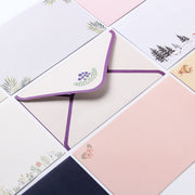 レターセット 手紙セット ３セット 大人 おしゃれ シンプル かわいい 可愛い 夏 花 フラミンゴ 狐 キツネ 封筒