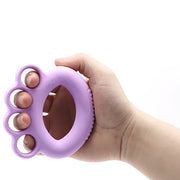 ハンドグリップ シリコン製 リング型 握力トレーニング器具 エクササイズ 指の強化 筋トレ 鍛える 筋力 ストレス解消