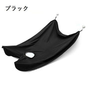 シェービングクロス メンズ 髭剃り 前髪カット 吸盤付き 袖なし エプロン 飛び散り防止 セルフカット 自宅カット ケープ ひげ 髭 前髪 衛生的 便利