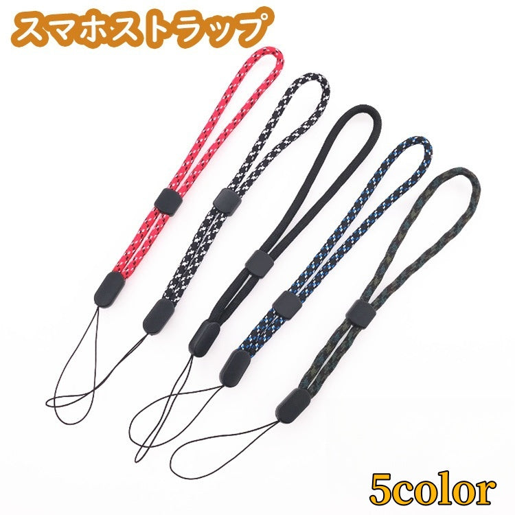 スマホストラップ ハンドストラップ リストストラップ スマホアクセサリー 落下防止 調節可能 商品画像