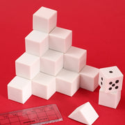 消しゴム 5個セット ブロック 正方形 ブロック消しゴム キューブ 2cm角 20mm角 文具 文房具 白 角 四角 サイコロ シンプル 小さい 小さめ 学生