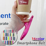 スマホベルト スマホバンド スマホホルダー スライド式 女性 男性 メンズ レディース 男女兼用 スマホアクセサリー 落下防止 スタンド機能 軽量 シンプル 薄型 カラバリ豊富 おしゃれ スマートフォン スマートホン アイフォン 便利 簡単 iPhone Android