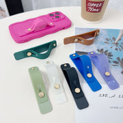 スマホベルト スマホバンド スマホホルダー スライド式 女性 男性 メンズ レディース 男女兼用 スマホアクセサリー 落下防止 スタンド機能 軽量 シンプル 薄型 カラバリ豊富 おしゃれ スマートフォン スマートホン アイフォン 便利 簡単 iPhone Android