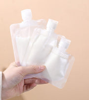 トラベルボトル 詰め替えボトル 同サイズ4個セット 容器 キャップ付き 30ml 50ml 100ml シャンプー リンス 化粧水 乳液 クレンジング ボディーソープ 小分け 詰め替え 収納 持ち運び 旅行 出張 お泊り トラベル お出かけ 透明 クリア シンプル 便利