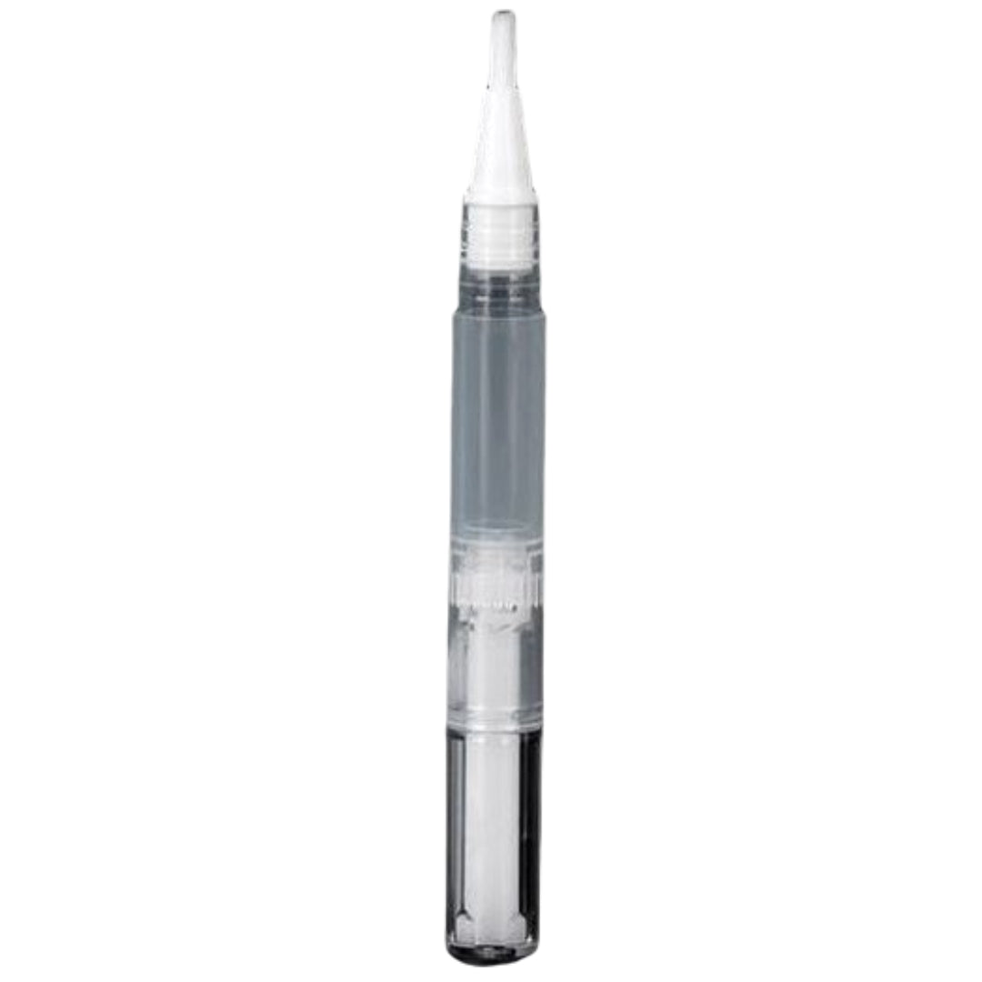 ツイストペン 3本セット ネイルオイル リキッドファンデーション コンシーラー 5ml 筆 透明 中身が見える 詰め替え容器 持ち運び 漏れない