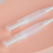 ツイストペン レディース ネイルオイル リキッドファンデーション コンシーラー 5ml 筆 透明 中身が見える 詰め替え容器 持ち運び 漏れない