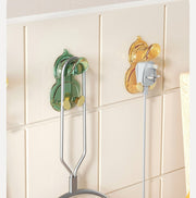 ウォールフック 壁面フック 粘着式 貼り付け式 アヒル あひる クリア 帽子掛け バッグ掛け かばん掛け 小物掛け 壁面取付 側面取付 収納 整理 便利 シンプル 可愛い