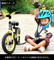 子供用 プロテクター 6点セット 肘 膝 手首 手のひら 保護パッド キッズ ジュニア スケボー 自転車 一輪車  怪我予防 クッション メッシュ インラインスケート ローラースケート レッド ブルー ピンク
