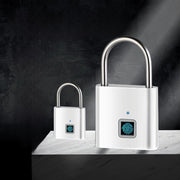 指紋南京錠 指紋ロック 南京錠 リチウム スマートロック タッチロック 電子ロック 指紋認証 盗難防止 小型ロック セキュリティ 鍵 キー 錠