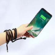 ネックストラップ スマホストラップ ロング 首掛け 肩掛け 斜め掛け 紐 ナスカン 落下防止 紛失防止 携帯ストラップ iPhone Android ショルダーストラップ 取付け簡単 スマホアクセサリー シンプル カラバリ豊富