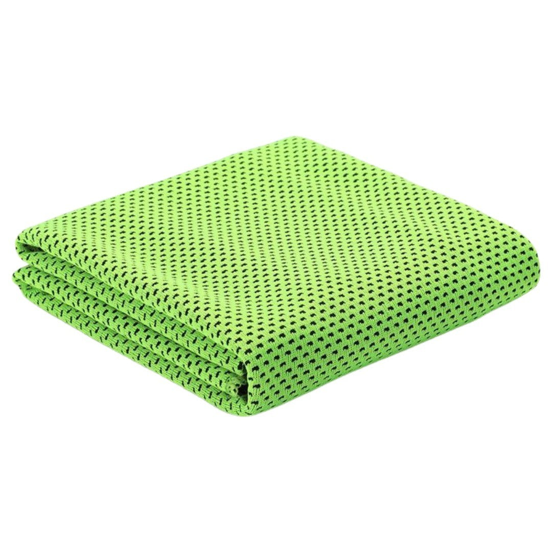クールタオル 冷却タオル 30×80cm スポーツ 運動 散歩 トレーニング アウトドア ひんやり 冷たい 熱中症対策 暑さ対策 フィットネス ランニング ジョギング 冷感 薄手 速乾 無地 シンプル