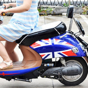 日除けカバー バイク用 シートカバー スクーター シート保護 暑さ対策 防水 取り付け簡単 オートバイ シルバーカラー バイク用品