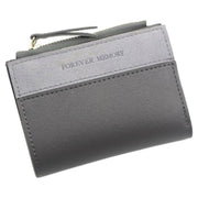 財布 二つ折り財布 ウォレット レディース 女性 フェイクレザー レザー調 カード収納 小銭入れ お札入れ ファスナー ボタン シンプル お財布 2つ折り おしゃれ シンプル ロゴ プレゼント ギフト 婦人用
