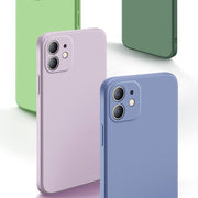 iPhoneケース スマホケース iPhoneカバー ソフトケース マット ツヤ消し 傷防止 背面保護 無地 薄型 シンプル 13 12 11 Pro ProMax Mini ブラック ホワイト クリア グレー レッド ブルー グリーン パープル 黒 白 透明 赤 青 緑 紫