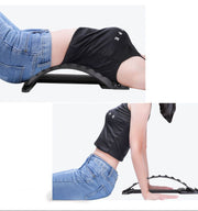バックストレッチャー 背中ストレッチャー 背中伸ばし ストレッチ用品 健康器具 アーチ 3段階調節 腰椎 腰 姿勢 猫背 運動不足 デスクワーク リラックス
