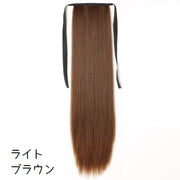 ポイントウィッグ 部分ウィッグ ストレート ロング つけ毛 リボン式 ヘアアレンジ エクステ レディース 女性 装着簡単 ポニーテール 可愛い おしゃれ つけ髪 イメチェン コスプレ 仮装