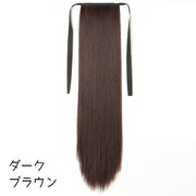 ポイントウィッグ 部分ウィッグ ストレート ロング つけ毛 リボン式 ヘアアレンジ エクステ レディース 女性 装着簡単 ポニーテール 可愛い おしゃれ つけ髪 イメチェン コスプレ 仮装