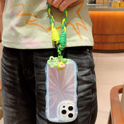 スマホストラップ 携帯ストラップ スマートフォンアクセサリー ストラップ ロープ風 カラフル 鈴 ストラップホルダー リストストラップ 落下防止 かわいい