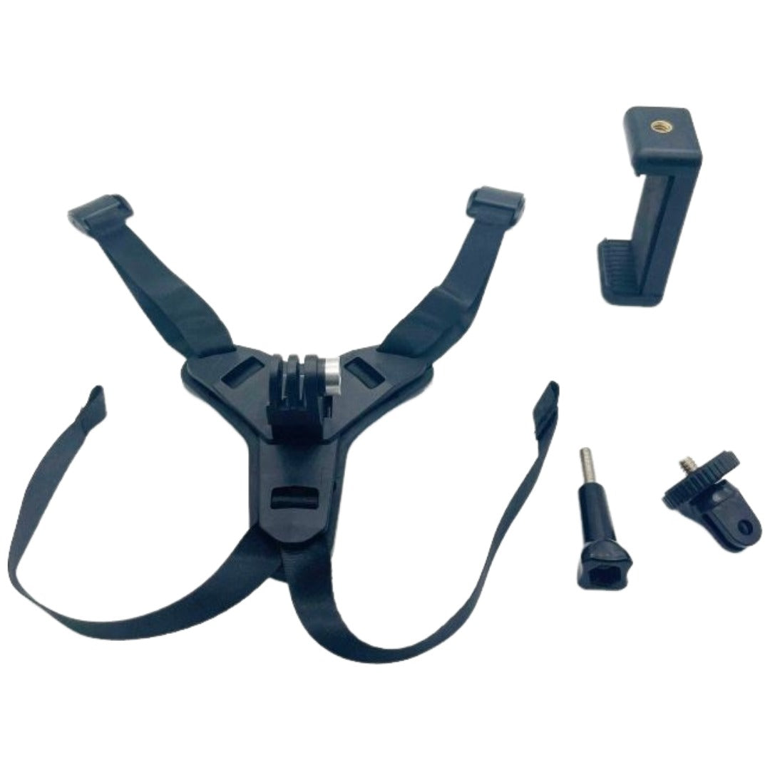 ヘルメットマウント 顎マウント GoPro スマホ アクションカメラ用アクセサリー カメラ固定 POV撮影 バイク フルフェイス