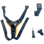 ヘルメットマウント 顎マウント GoPro スマホ アクションカメラ用アクセサリー カメラ固定 POV撮影 バイク フルフェイス