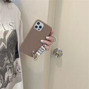 iPhoneケース スマホケース スマホカバー ストラップ付 耐衝撃 落下防止 TPU ソフト 背面保護 傷防止 シンプル 無地 ロゴ 軽量 マット くすみカラー つや消し おしゃれ 13 12 11 ProMax Pro mini XSMax XR X 8 7 plus アイフォンケース スマートフォンケース ギフト 大人 子供 レディース 女性 女の子 メンズ 男性 男の子