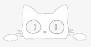 カーステッカー 車 バイク ボディステッカー 猫 キャット カーデコ 外装 シール 可愛い 黒ネコ 白ねこ カー用品