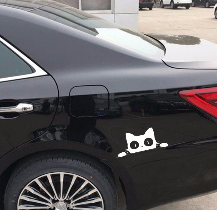カーステッカー 車 バイク ボディステッカー 猫 キャット 商品画像2