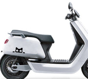 カーステッカー 車 バイク ボディステッカー 猫 キャット カーデコ 外装 シール 可愛い 黒ネコ 白ねこ カー用品