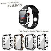 アップルウォッチカバー AppleWatch ケース アップルウォッチケース ハードケース アニマル柄 豹 ゼブラ おしゃれ かわいい かっこいい 傷防止 汚れ防止 保護 メンズ レディース 38 40 41 42 44 45