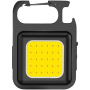 ポータブルライトCOBライト 投光器 LED 作業灯 マグネット USB充電式 typeC タイプC カラビナ 栓抜き 明るさ調節 小型 軽量 防災 登山 アウトドア キャンプ 釣り フィッシング 地震 停電
