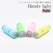 ハンディライト 懐中電灯 LED 9灯 紫外線ライト ブラックライト コンパクト 軽量 電池式 携帯用 UV アウトドア 防災 夜釣り 宝石鑑定 汚れ確認 偽札対策 鉱物鑑定 蛍光反応