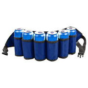 ボトルキャリアー ドリンクホルダー ビール 持ち歩き 6本 ウエストポーチ型 大容量 ボトルホルダー ボトルラック ペットボトルホルダー BBQ  ボディバッグ キャンプ パーティー 野外 運動会