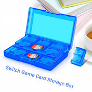 ゲームソフト収納ケース Nintendo Switch用 汎用型 スイッチ用 カセット カード ケース 大容量 クリア 持ち運び 保護 傷防止