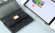 ゲームソフト収納ケース Nintendo Switch用 汎用型 スイッチ用 カセット カード ケース 大容量 クリア 持ち運び 保護 傷防止