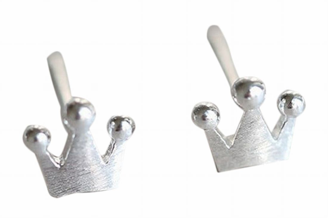 ピアス アクセサリー レディース スタッドピアス クラウン 王冠 おしゃれ 小ぶり シンプル デイリー カジュアル 上品 エレガント 女性用 ギフト プレゼント ファッション小物
