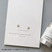ピアス アクセサリー レディース スタッドピアス クラウン 王冠 おしゃれ 小ぶり シンプル デイリー カジュアル 上品 エレガント 女性用 ギフト プレゼント ファッション小物