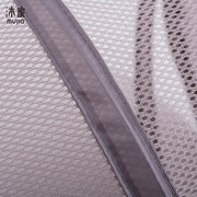 ランドリーバスケット 折りたたみ 丸型 ドローコード 洗濯物 カゴ メッシュ 通気性 スリム コンパクト 省スペース 収納 シンプル 雑貨