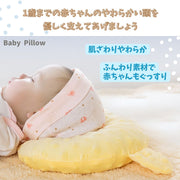 ベビー枕 赤ちゃん 新生児 ドーナツ型 まくら ベビーピロー 絶壁防止 無地 シンプル かわいい 出産祝い ねんね お昼寝 耳付き ふわふわ ピンク ブルー 女の子 男の子 イエロー グレー