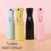 ミストスプレー 霧吹き スプレーボトル 連続噴射 噴霧 300ml ガス不使用 ガラスクリーニング 掃除 観葉植物 ヘアセット スタイリング ガーデニング ヘアアレンジ シンプル 単色 スタイリッシュ おしゃれ カラバリ豊富
