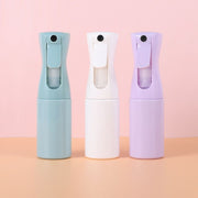 ミストスプレー 霧吹き スプレーボトル 連続噴射 噴霧 300ml ガス不使用 ガラスクリーニング 掃除 観葉植物 ヘアセット スタイリング ガーデニング ヘアアレンジ シンプル 単色 スタイリッシュ おしゃれ カラバリ豊富