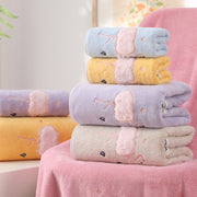 フェイスタオル ハンドタオル バス用品 吸水性 柔らかい フラミンゴ シンプル 洗面 洗顔 手拭き お風呂 日用品 生活雑貨 お洒落 可愛い