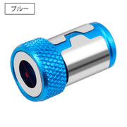 ドライバー用マグネットホルダー 磁石 マグネット ドライバー ビット 装着式 ホルダー ネジ ビスキャッチ DIY 電動ドライバー 工具 アクセサリー
