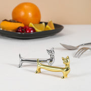 箸置き はし置き 箸枕 カトラリーレスト 卓上小物 インテリア 金属製 猫 ネコ キャット 可愛い キッチン ダイニング 食卓