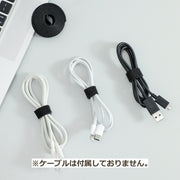 ケーブルホルダー 結束バンド 長い 3ｍ 面ファスナー マジック テープ ケーブルタイ 結束テープ ブラック 強力 切れる カット可能 フリーカット ケーブルバンド