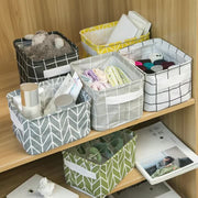 収納ボックス 収納ケース 収納バスケット 折りたたみ 布製 小物入れ おもちゃ箱 持ち手付き コンパクト シンプル おしゃれ 可愛い 北欧風 整理整頓