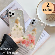 iPhoneケース スマートフォンケース スマホカバー 花 フラワー 女の子 ドレス 透明 クリア 背面保護 可愛い おしゃれ iPhone13 Pro ProMax 12 mini 11 X XS XR XSMax 8Plus 8 7Plus 7 SE 傷防止 汚れ防止 アイフォン アイフォーン スマートフォンアクセサリー